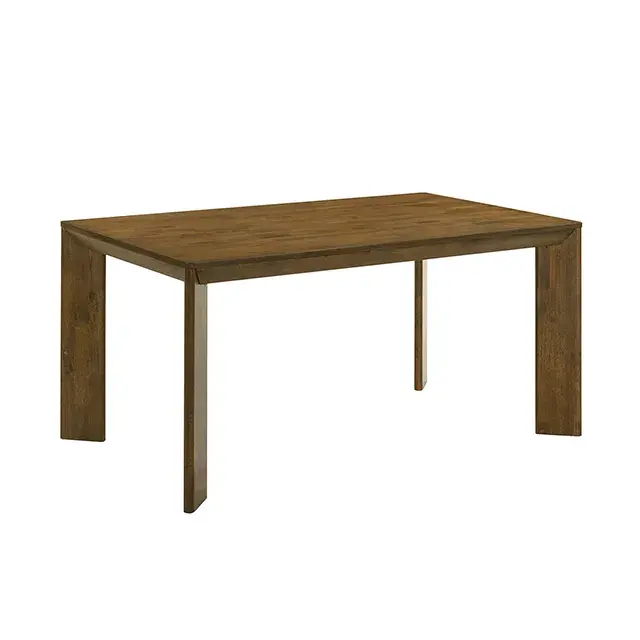 Transitional Antique Brown Dining Set — Dining Table, main view