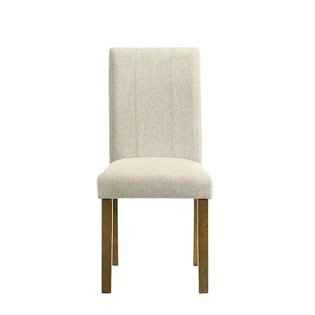 Transitional Antique Brown/Beige Accent Chair — Lounge Chair, view 3