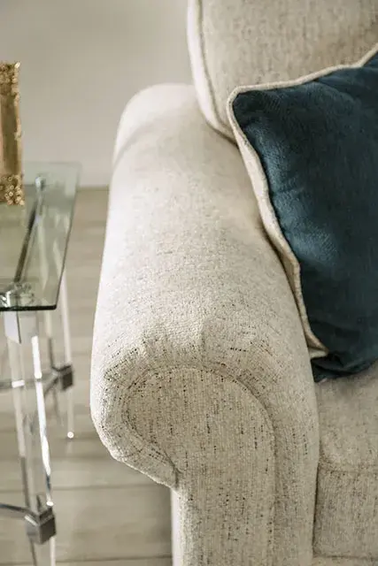 Transitional Beige Loveseat — Sofa, view 5