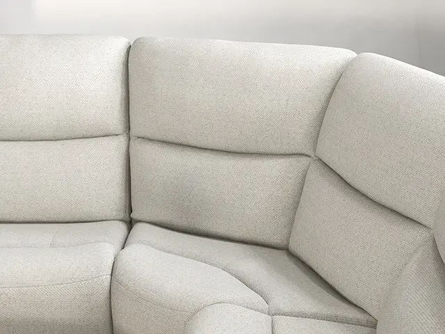 Transitional Beige Sectional Sofa — Sofa, view 5