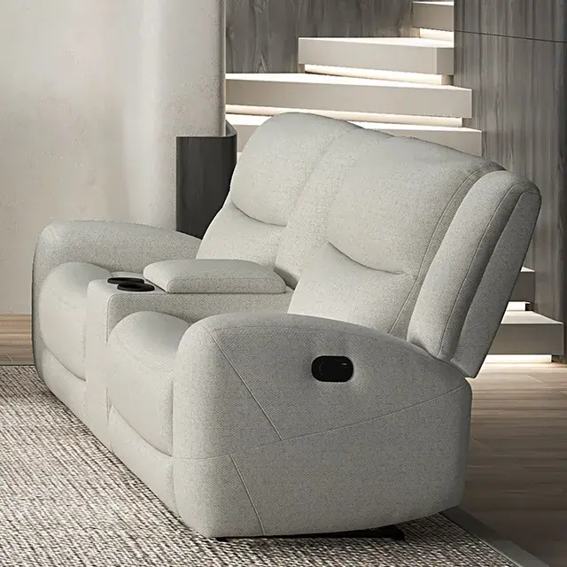 Transitional Beige Sofa — Sofa, view 4