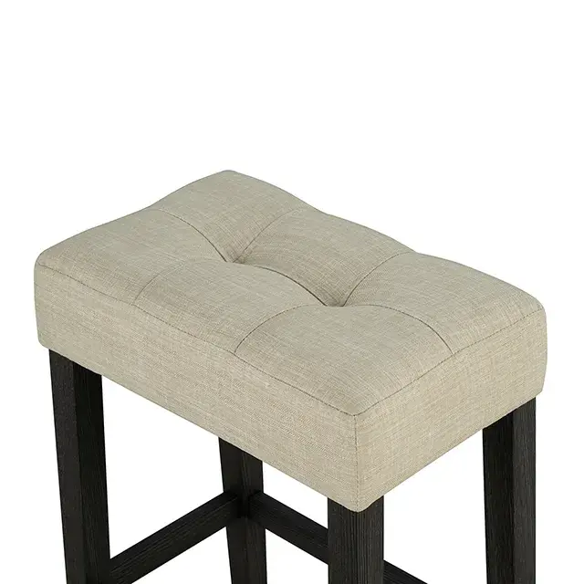 Transitional Black/Gray/Beige Dining Set — Dining Table, view 4