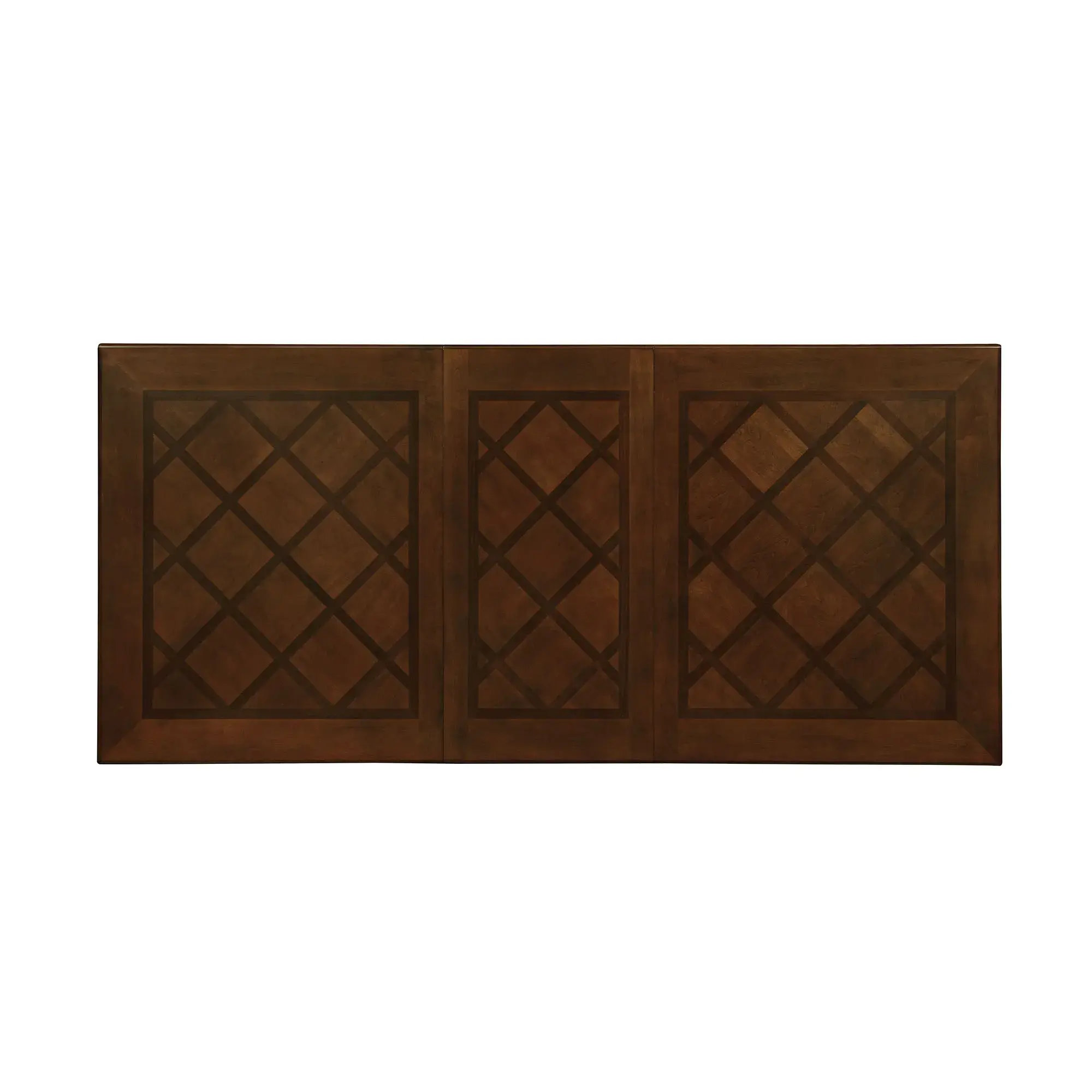 Transitional Brown Cherry Dining Set — Dining Table, view 3