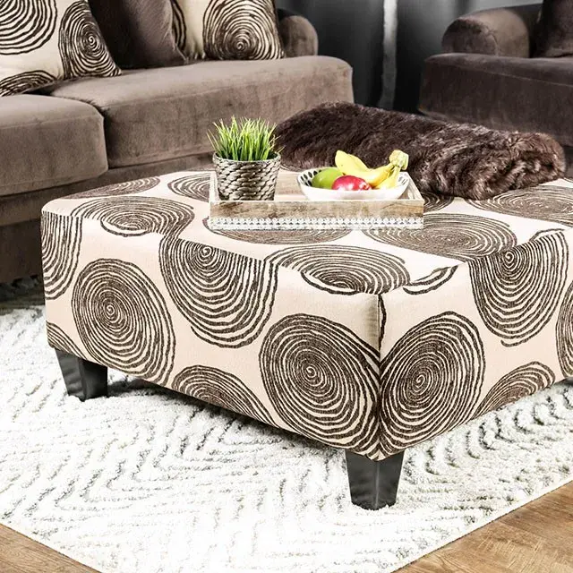 Transitional Brown Loveseat, custom commercial furniture by DMD Furnishing