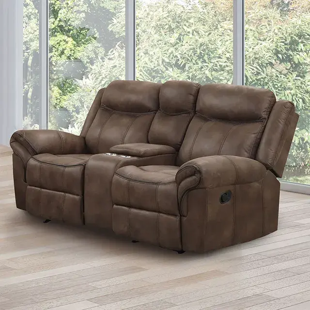 Transitional Brown Sofa — Sofa, view 4