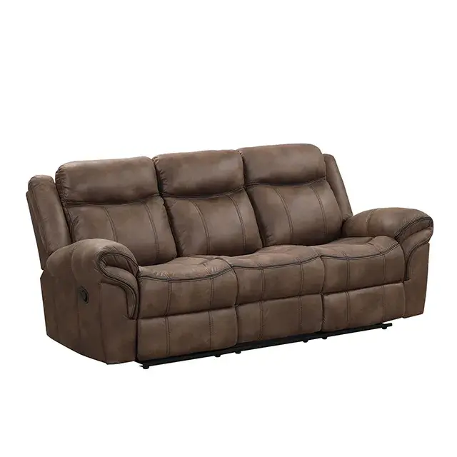 Transitional Brown Sofa — Sofa, main view