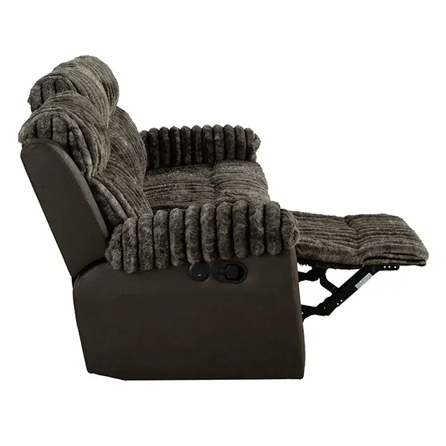 Transitional Brown Sofa (Dionysus) — Sofa, view 4