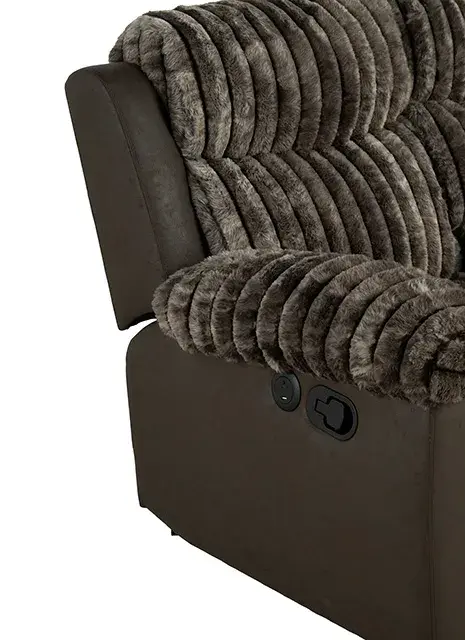 Transitional Brown Sofa (Dionysus) — Sofa, view 5