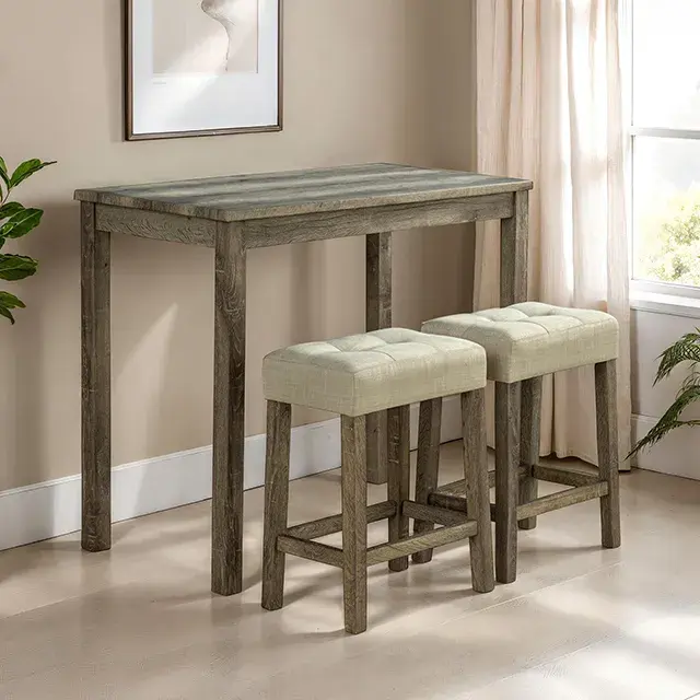 Transitional Brown/Beige Dining Set, custom commercial furniture by DMD Furnishing