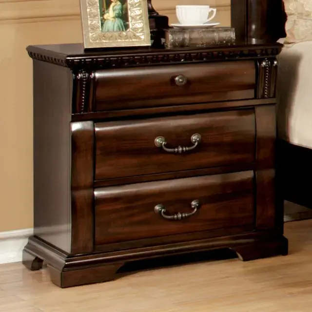 Transitional Cherry Nightstand — Nightstand, main view