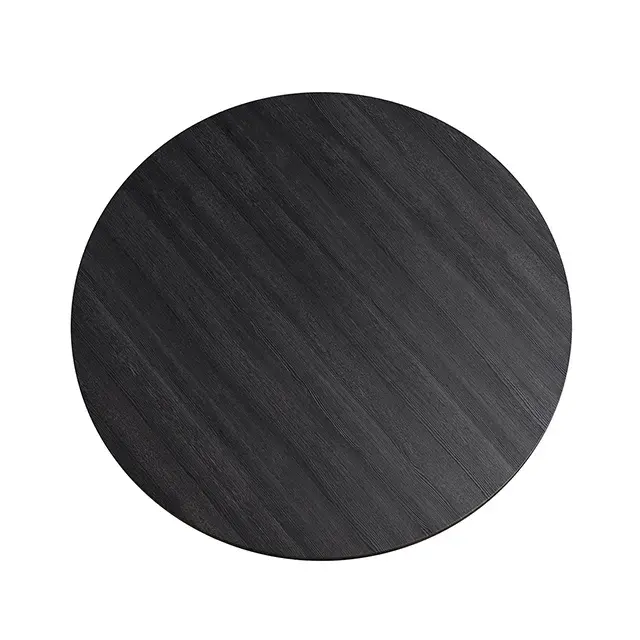 Transitional Dark Gray Dining Set — Dining Table, main view