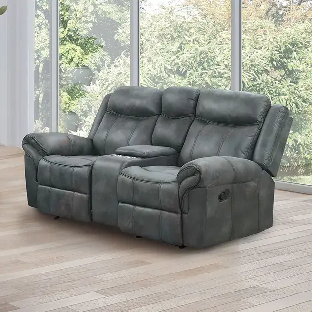 Transitional Dark Gray Sofa — Sofa, view 2