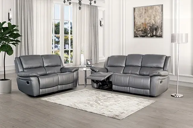 Transitional Dark Gray Sofa (Glarus) — Sofa, main view