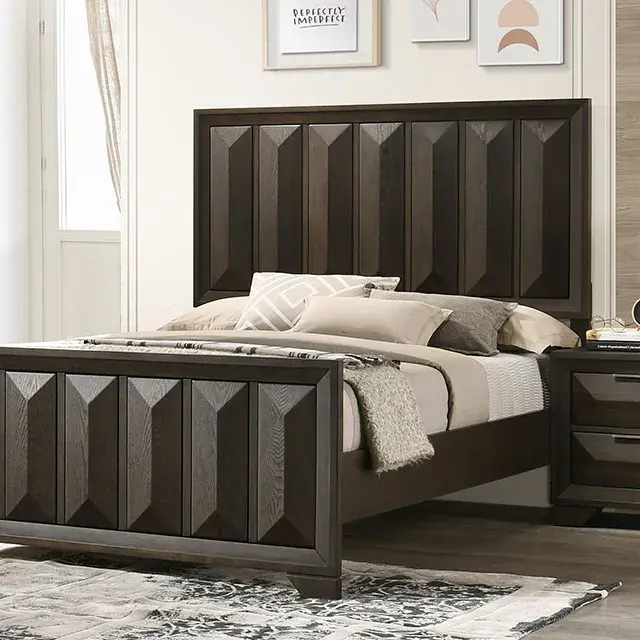 Transitional Espresso Nightstand — Nightstand, main view