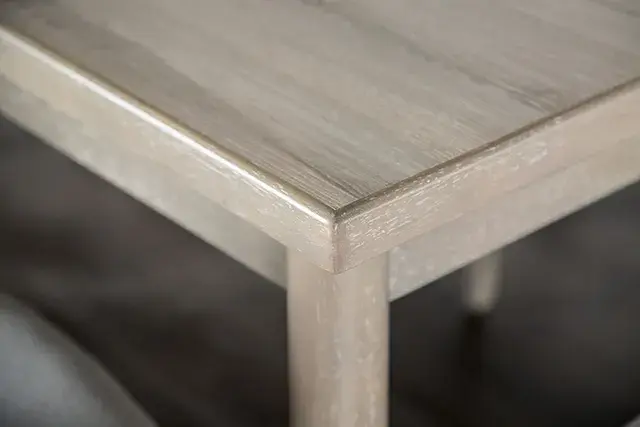 Transitional Gray Dining Set (Keynes) — Dining Table, view 5