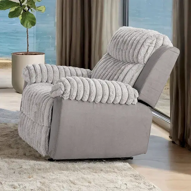 Transitional Gray Sofa — Sofa, view 2