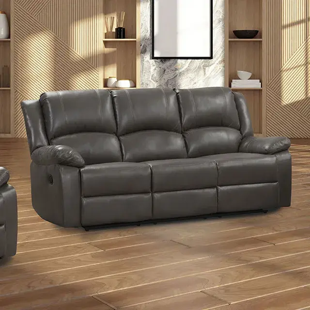 Transitional Gray Sofa (Letha) — Sofa, view 6
