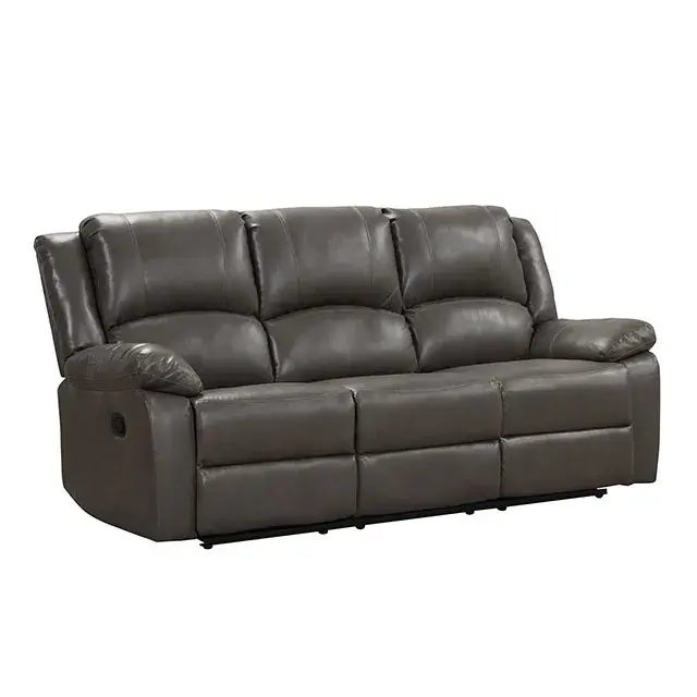 Transitional Gray Sofa (Letha) — Sofa, main view