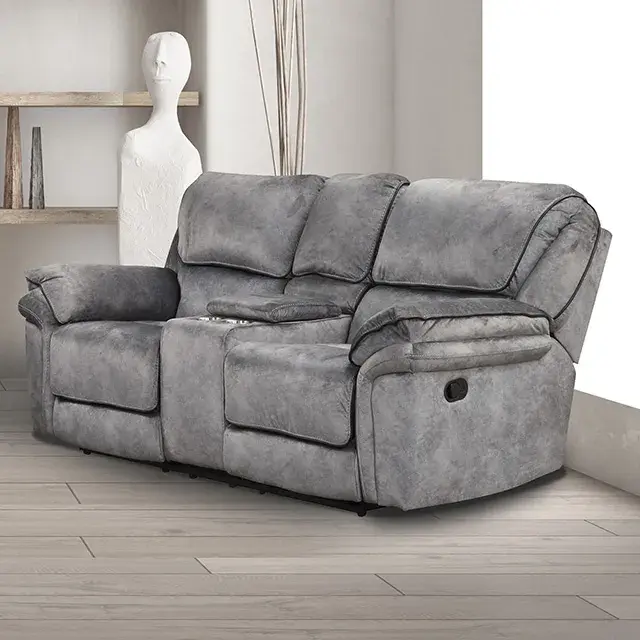 Transitional Gray Sofa (Themis) — Sofa, view 4