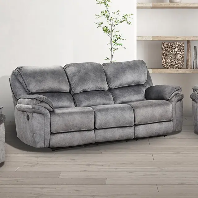 Transitional Gray Sofa (Themis) — Sofa, view 5