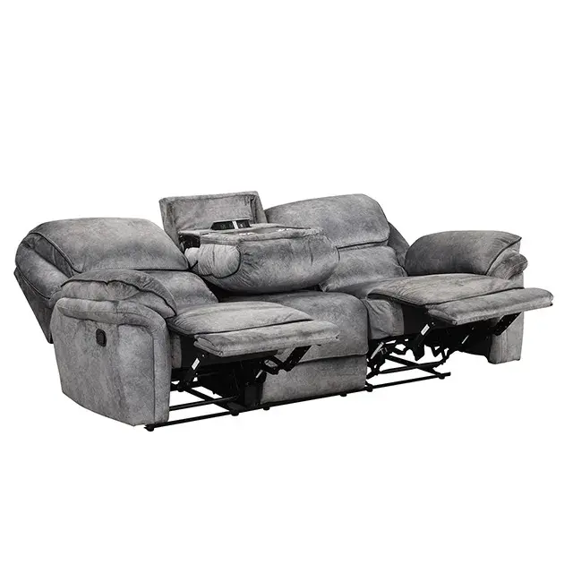 Transitional Gray Sofa (Themis) — Sofa, view 6