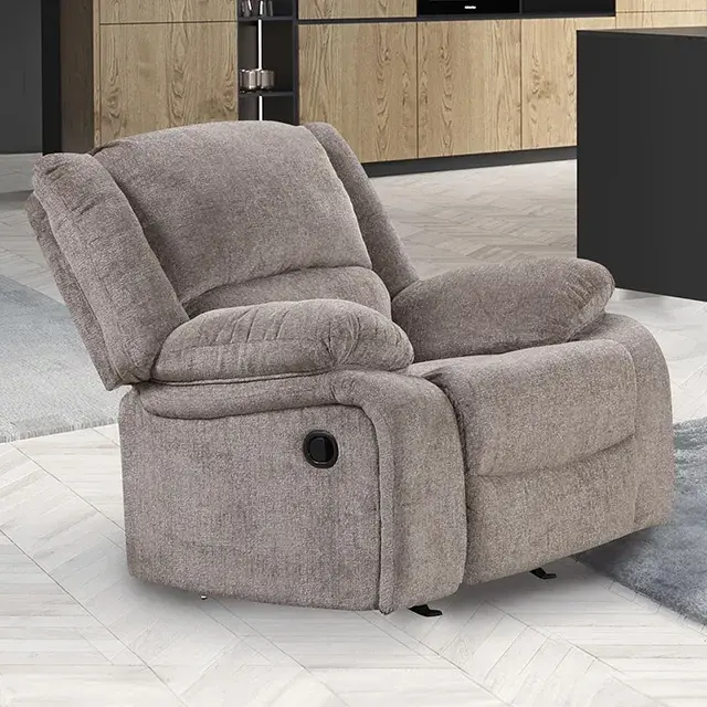 Transitional Mocha Sofa — Sofa, view 3