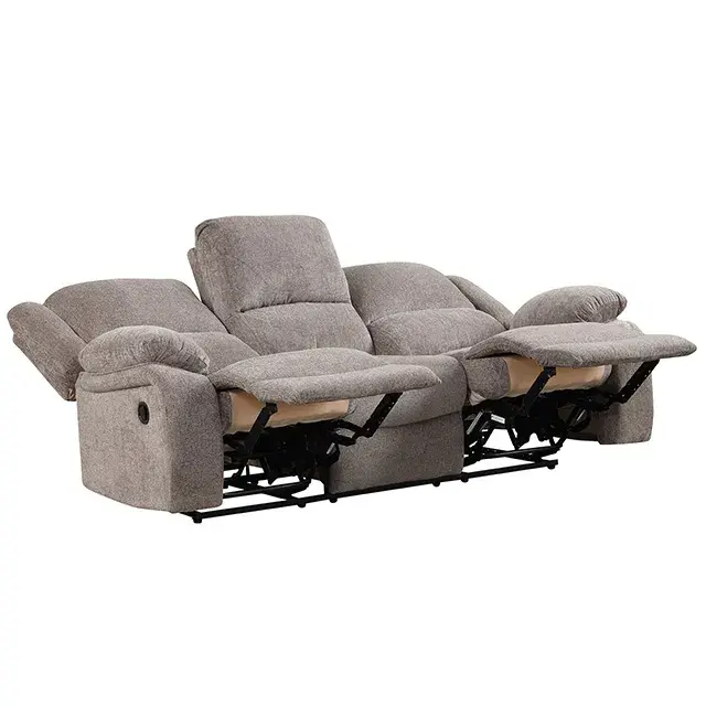 Transitional Mocha Sofa — Sofa, view 2