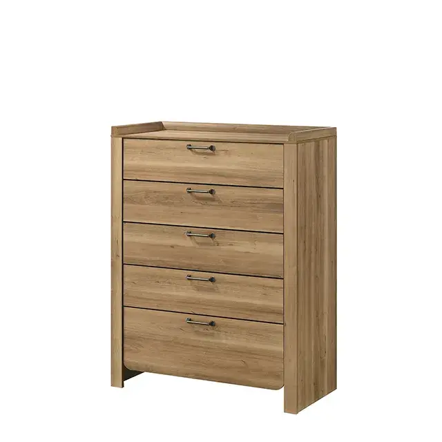 Transitional Natural Nightstand — Nightstand, view 2
