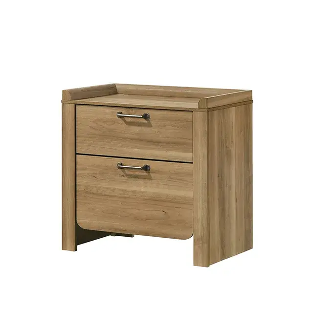 Transitional Natural Nightstand — Nightstand, view 7