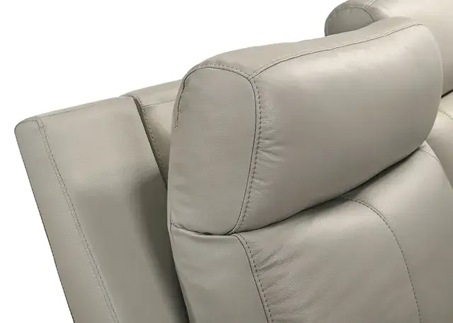 Transitional Taupe Power Reclining Sectional — Sofa, view 6