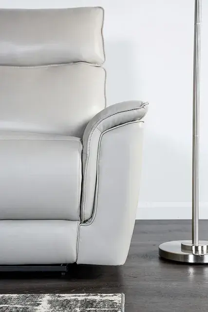 Transitional Taupe Sofa — Sofa, view 4