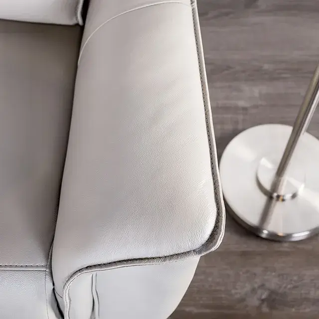 Transitional Taupe Sofa — Sofa, main view