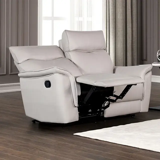 Transitional Taupe Sofa — Sofa, view 2