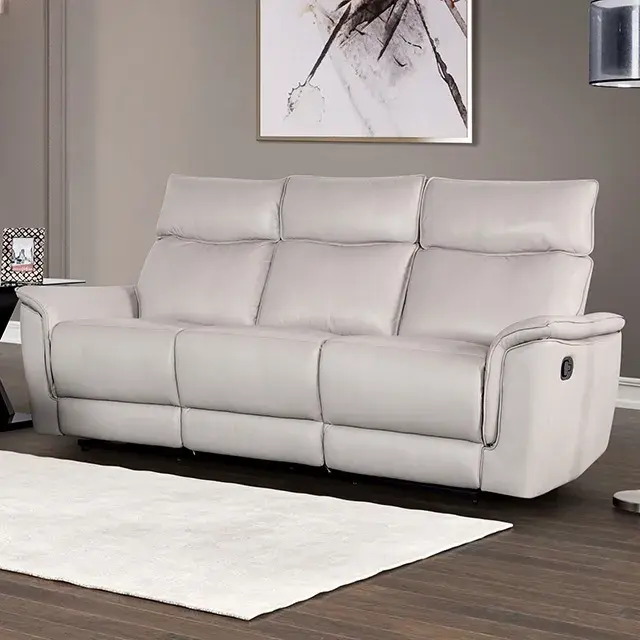 Transitional Taupe Sofa — Sofa, view 8