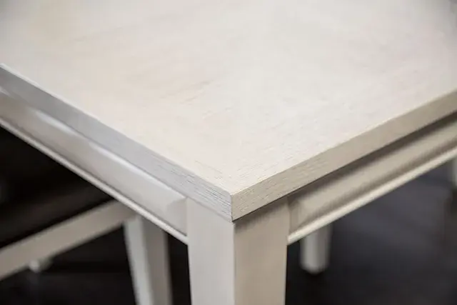Transitional White Oak Dining Set — Dining Table, main view