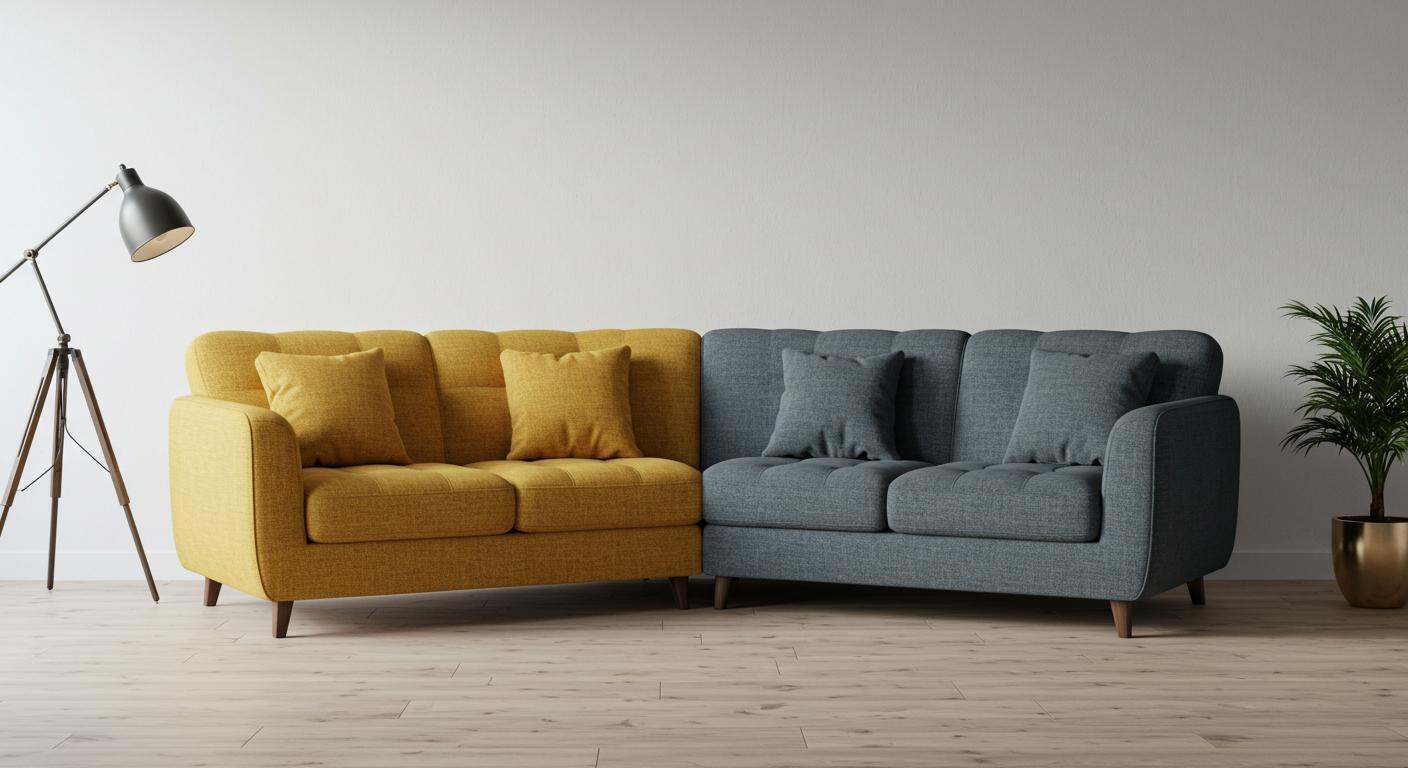 2-Seater Sofa for Lobby Area environments, alternate view
