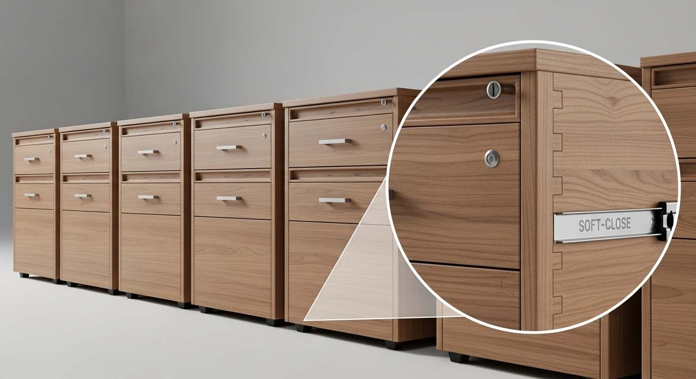 DMD SoftClose Modular Cabinet for Office environments, alternate view