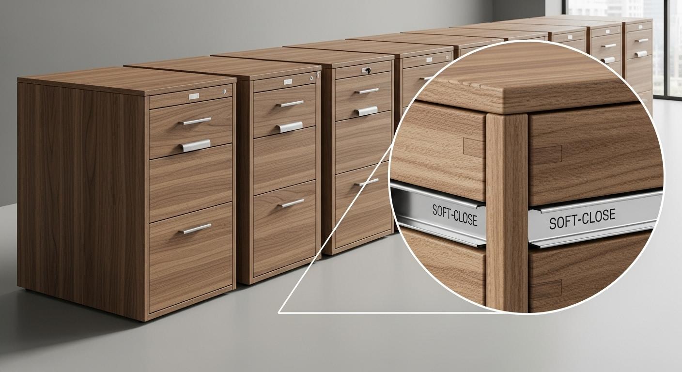 DMD SoftClose Modular Cabinet for Office environments, alternate view