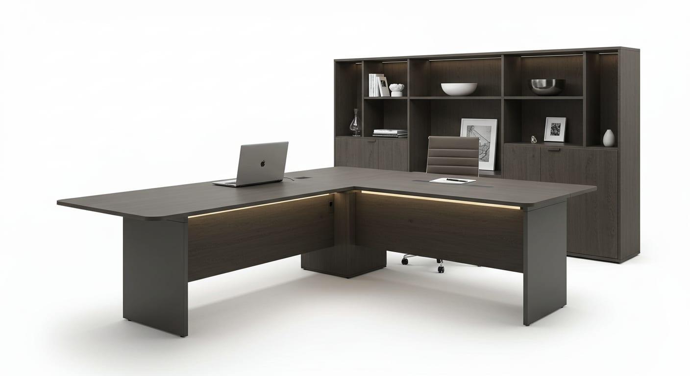 L-Shaped Executive Desk for Office environments