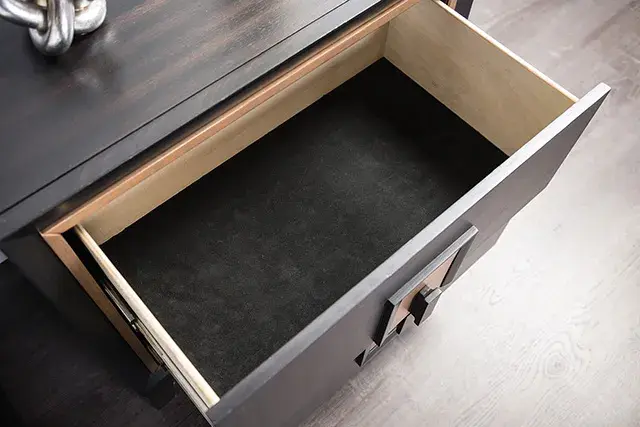 Contemporary Espresso Nightstand — Nightstand, main view