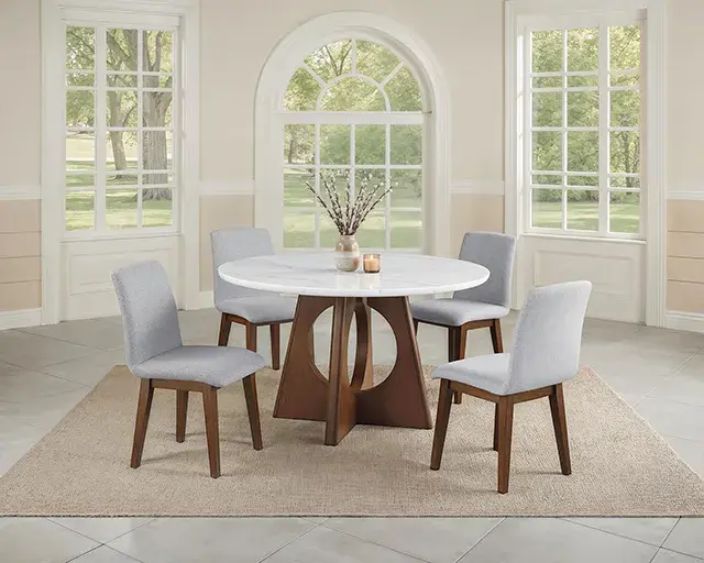 Organic Modern Walnut Accent Chair — Lounge Chair, main view